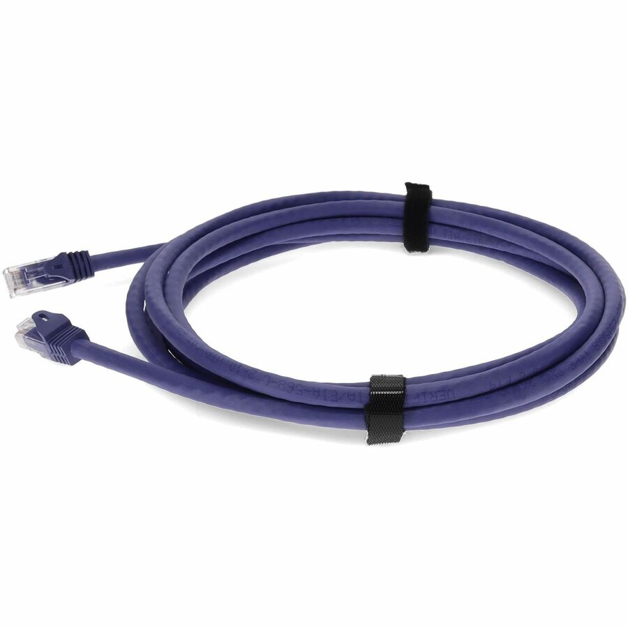 AddOn 10ft RJ-45 (Male) to RJ-45 (Male) Straight Purple Cat6A UTP PVC Copper TAA Compliant Patch Cable