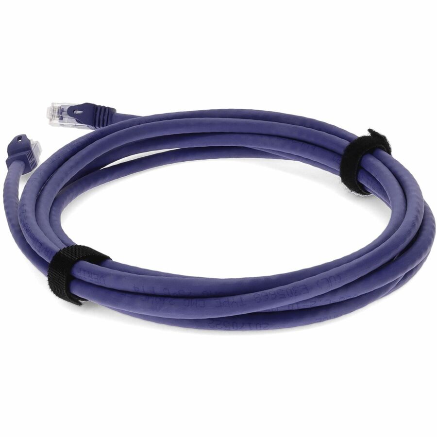 AddOn 10ft RJ-45 (Male) to RJ-45 (Male) Straight Purple Cat6A UTP PVC Copper TAA Compliant Patch Cable