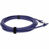 AddOn 10ft RJ-45 (Male) to RJ-45 (Male) Straight Purple Cat6A UTP PVC Copper TAA Compliant Patch Cable