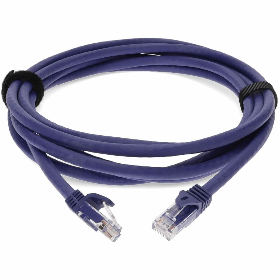 AddOn 10ft RJ-45 (Male) to RJ-45 (Male) Straight Purple Cat6A UTP PVC Copper TAA Compliant Patch Cable