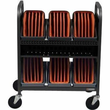 Bretford CUBE Transport Cart with Caddies - TVCT30CAD