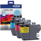 Brother Original High Yield Inkjet Ink Cartridge - Cyan, Magenta, Yellow - 3 Pack