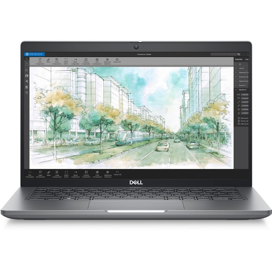 Dell Precision 3000 3480 14" Mobile Workstation - Full HD - Intel Core i7 13th Gen i7-1360P - 16 GB - 512 GB SSD - English (US) Keyboard - Titan Gray