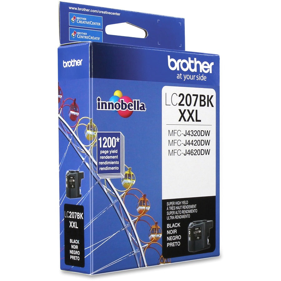 Brother Genuine LC207BK Super High Yield Black Ink Cartridge