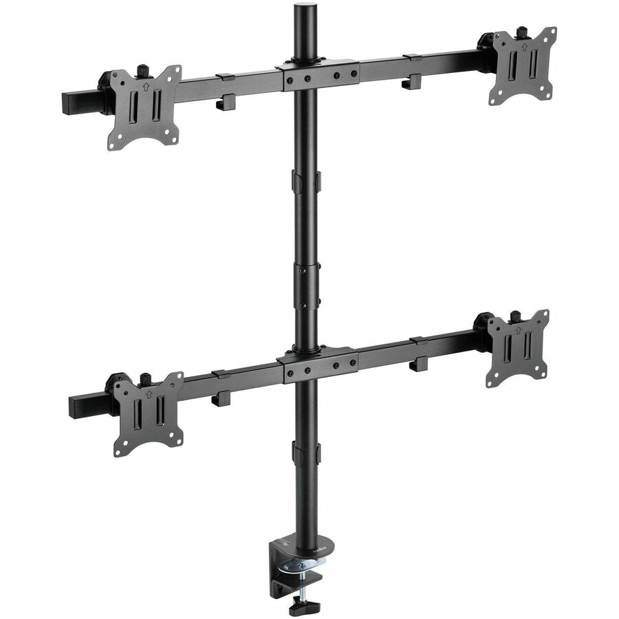 Rocstor ErgoReach Mounting Arm for Monitor, LCD Display, LED Display - Black - Landscape/Portrait