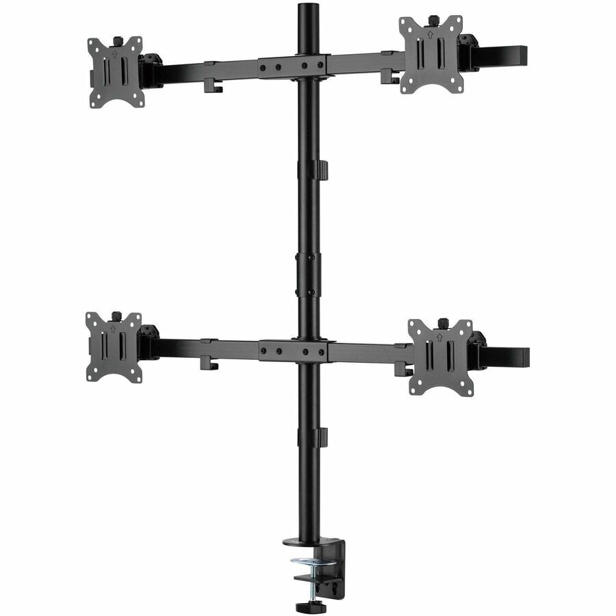 Rocstor ErgoReach Mounting Arm for Monitor, LCD Display, LED Display - Black - Landscape/Portrait