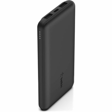 Belkin 15W USB-C 3-Port Power Bank - 10k mAh - 1xUSB-C (15W), 2xUSB-A (10W) - Portable Charger - w/ USB-C Cable - Black