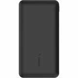 Belkin 15W USB-C 3-Port Power Bank - 10k mAh - 1xUSB-C (15W), 2xUSB-A (10W) - Portable Charger - w/ USB-C Cable - Black