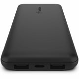 Belkin 15W USB-C 3-Port Power Bank - 10k mAh - 1xUSB-C (15W), 2xUSB-A (10W) - Portable Charger - w/ USB-C Cable - Black