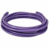 AddOn 18ft RJ-45 (Male) to RJ-45 (Male) Purple Cat6 Straight Shielded Twisted Pair PVC Copper Patch Cable