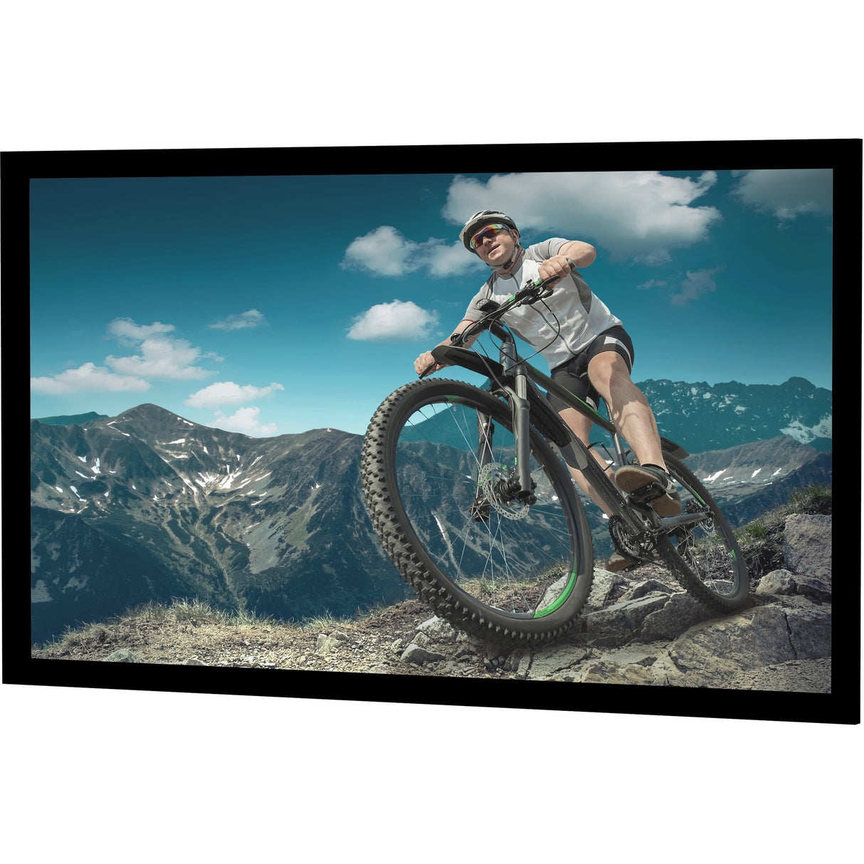 Da-Lite Cinema Contour Series Projection Screen - Fixed Frame Screen with 3in Wide Beveled Frame - 137in Screen