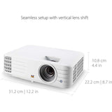 ViewSonic PX701HDH 1080p Projector, 3500 Lumens, SuperColor, Vertical Lens Shift, Dual HDMI, 10w Speaker, Enjoy Sports and Netflix Streaming with Dongle