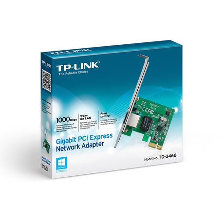 TP-LINK TG-3468 -10/100/1000Mbps Gigabit Ethernet PCI Express Network Card