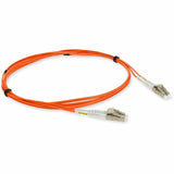 AddOn 2m LC (Male) to LC (Male) Orange OM4 Duplex Fiber OFNR (Riser-Rated) Patch Cable