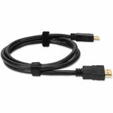 6ft HDMI 1.4 Male to HDMI 1.4 Male Black Cable Which Supports Ethernet For Resolution Up to 4096x2160 (DCI 4K)