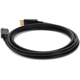 AddOn 2ft DisplayPort Male to Male Black Cable For Resolution Up to 3840x2160 (4K UHD)