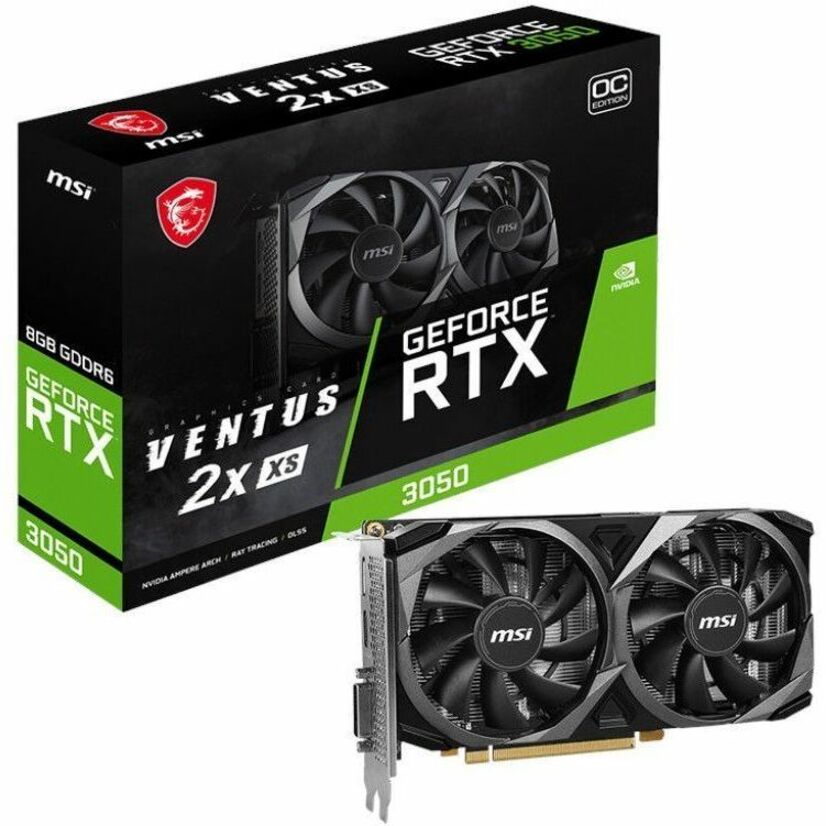 MSI NVIDIA GeForce RTX 3050 Graphic Card - 8 GB GDDR6