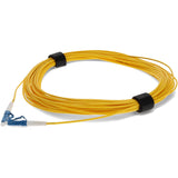 AddOn 15m LC (Male) to LC (Male) Yellow OS2 Simplex Fiber OFNR (Riser-Rated) Patch Cable