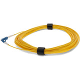 AddOn 15m LC (Male) to LC (Male) Yellow OS2 Simplex Fiber OFNR (Riser-Rated) Patch Cable