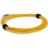 AddOn 15m LC (Male) to LC (Male) Yellow OS2 Simplex Fiber OFNR (Riser-Rated) Patch Cable