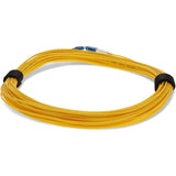 AddOn 15m LC (Male) to LC (Male) Yellow OS2 Simplex Fiber OFNR (Riser-Rated) Patch Cable