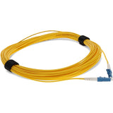 AddOn 15m LC (Male) to LC (Male) Yellow OS2 Simplex Fiber OFNR (Riser-Rated) Patch Cable