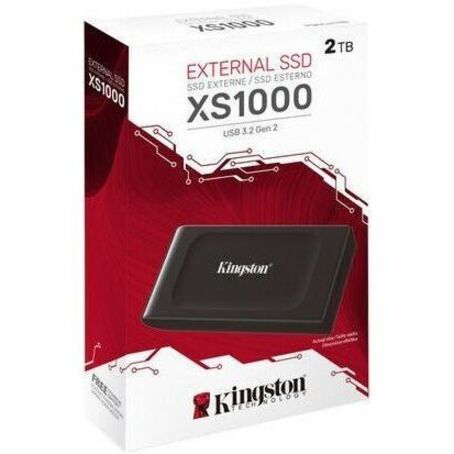 Kingston XS1000 SXS1000/2000G 2 TB Portable Solid State Drive - External - Black