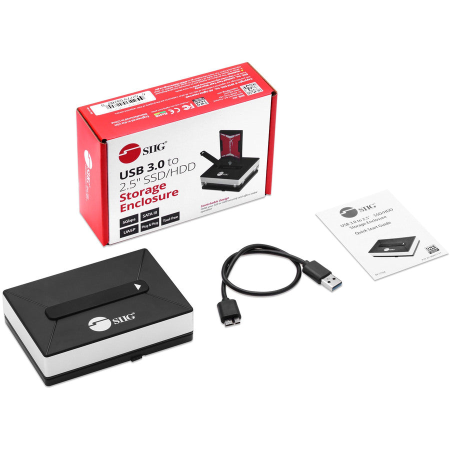 SIIG Drive Dock - USB 3.0 Host Interface - UASP Support External - Black