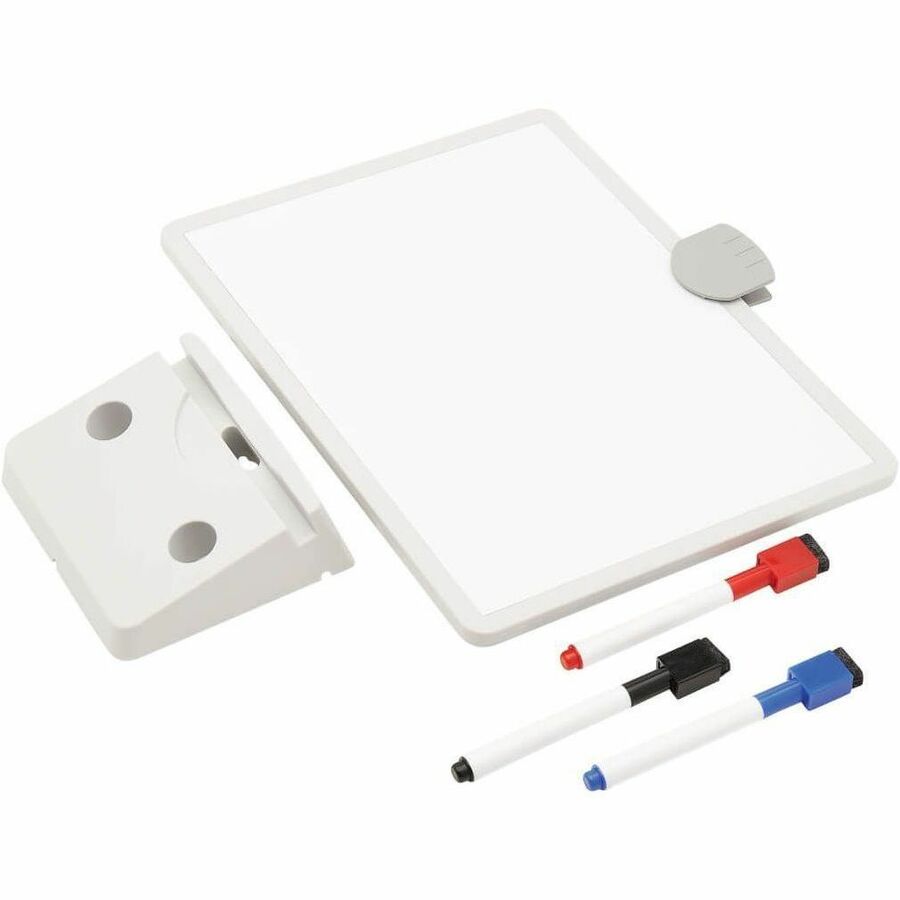 Eaton Tripp Lite Series Magnetic Dry-Erase Whiteboard with Stand - VESA Mount, 3 Markers (Red/Blue/Black), White Frame