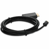 6ft (2m) USB-C 3.1 Male to HDMI Male Adapter Cable, Up to 4K 30Hz, Black