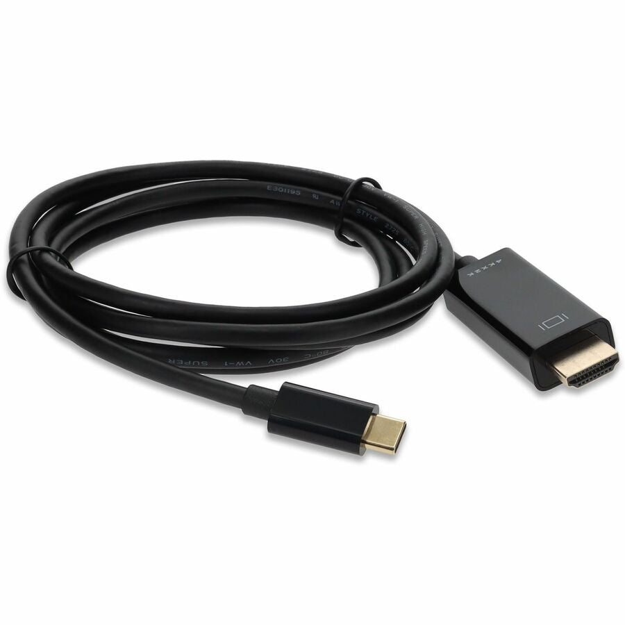 6ft (2m) USB-C 3.1 Male to HDMI Male Adapter Cable, Up to 4K 30Hz, Black