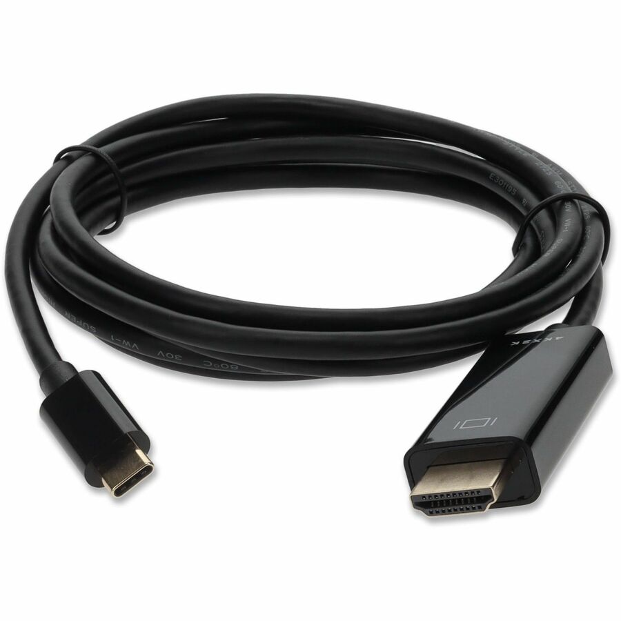 6ft (2m) USB-C 3.1 Male to HDMI Male Adapter Cable, Up to 4K 30Hz, Black