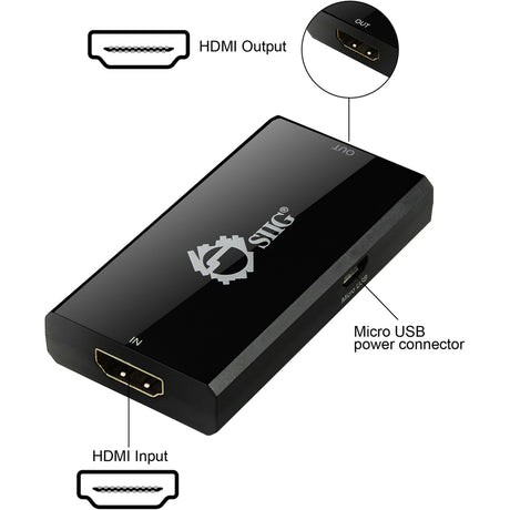 SIIG HDMI 2.0 Repeater - 4Kx2K 60Hz