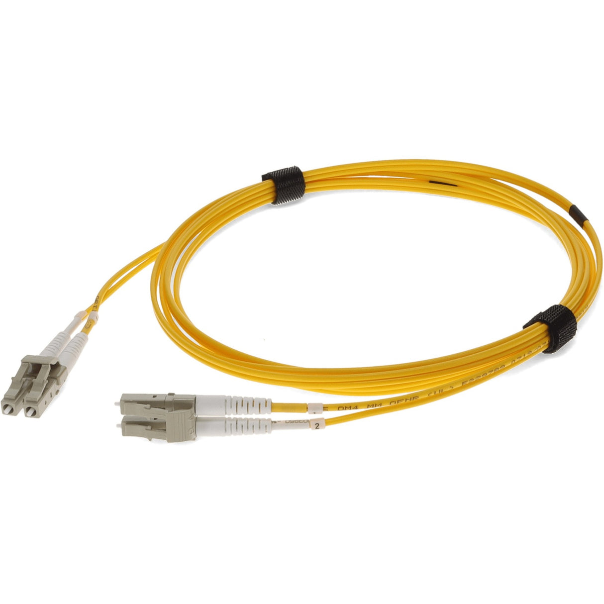 AddOn 1m LC (Male) to LC (Male) Yellow OM3 Duplex Fiber OFNR (Riser-Rated) Patch Cable