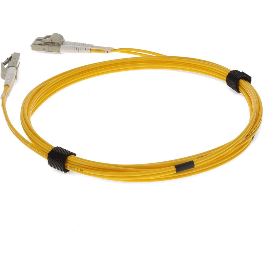 AddOn 1m LC (Male) to LC (Male) Yellow OM3 Duplex Fiber OFNR (Riser-Rated) Patch Cable