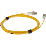 AddOn 1m LC (Male) to LC (Male) Yellow OM3 Duplex Fiber OFNR (Riser-Rated) Patch Cable