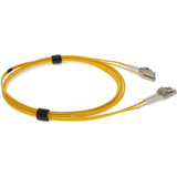 AddOn 1m LC (Male) to LC (Male) Yellow OM3 Duplex Fiber OFNR (Riser-Rated) Patch Cable