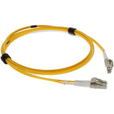 AddOn 1m LC (Male) to LC (Male) Yellow OM3 Duplex Fiber OFNR (Riser-Rated) Patch Cable