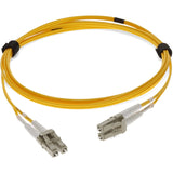 AddOn 1m LC (Male) to LC (Male) Yellow OM3 Duplex Fiber OFNR (Riser-Rated) Patch Cable