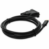 6ft (2m) USB-C 3.1 to DVI-D Dual Link (24+1 pin) Male to Male Black Cable