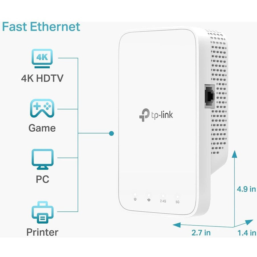 TP-Link RE330 - Dual Band IEEE 802.11 a/b/g/n/ac 1.17 Gbit/s Wireless Range Extender