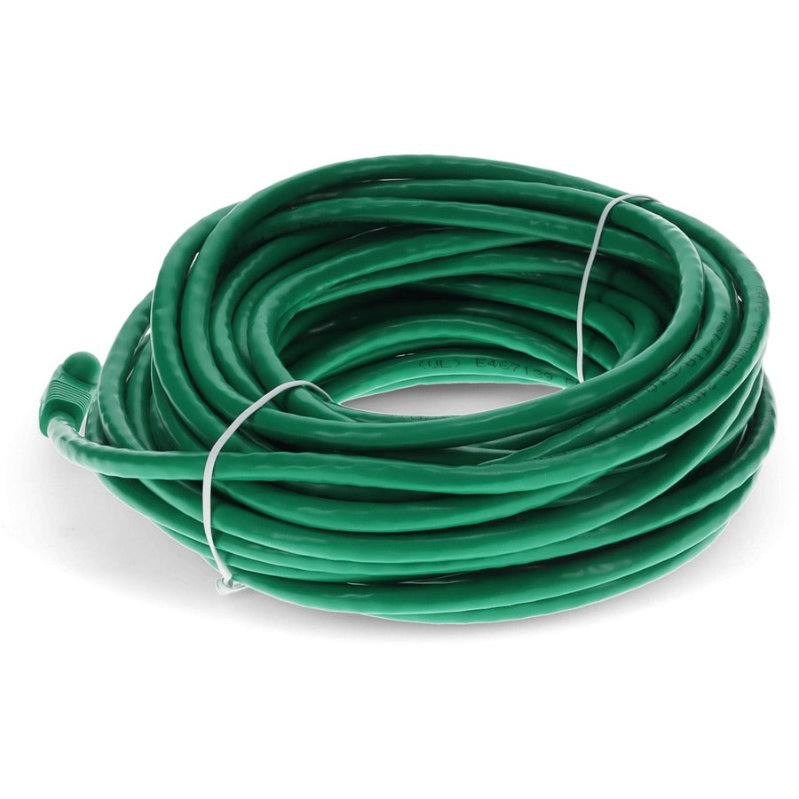 AddOn 26ft RJ-45 (Male) to RJ-45 (Male) Green Cat6 Straight UTP PVC Copper Patch Cable