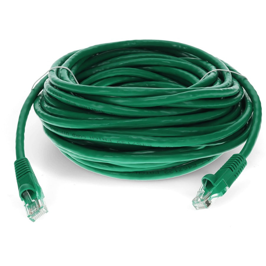 AddOn 26ft RJ-45 (Male) to RJ-45 (Male) Green Cat6 Straight UTP PVC Copper Patch Cable