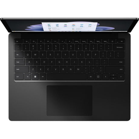 Microsoft Surface Laptop 5 13.5" Touchscreen Notebook - 2256 x 1504 - Intel Core i5 12th Gen i5-1245U - Intel Evo Platform - 8 GB Total RAM - 512 GB SSD - Matte Black - TAA Compliant