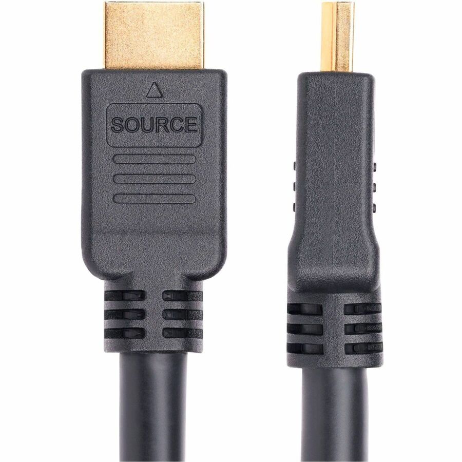 StarTech.com 15m (49.2ft) Active HDMI 2.0 Cable, CMP, Plenum Rated, High Speed HDMI Cable, 4K 60Hz, HDR10/HDCP 2.2/ARC