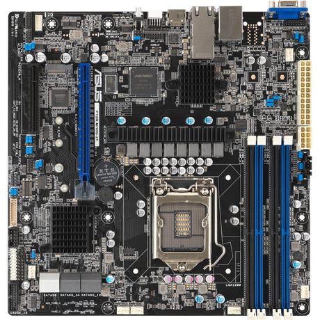 Asus P12R-M/10G-2T Server Motherboard - Intel C252 Chipset - Socket LGA-1200 - Micro ATX