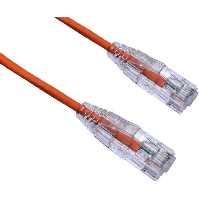 Axiom 10FT CAT6A BENDnFLEX Ultra-Thin Snagless Patch Cable 650mhz (Orange)